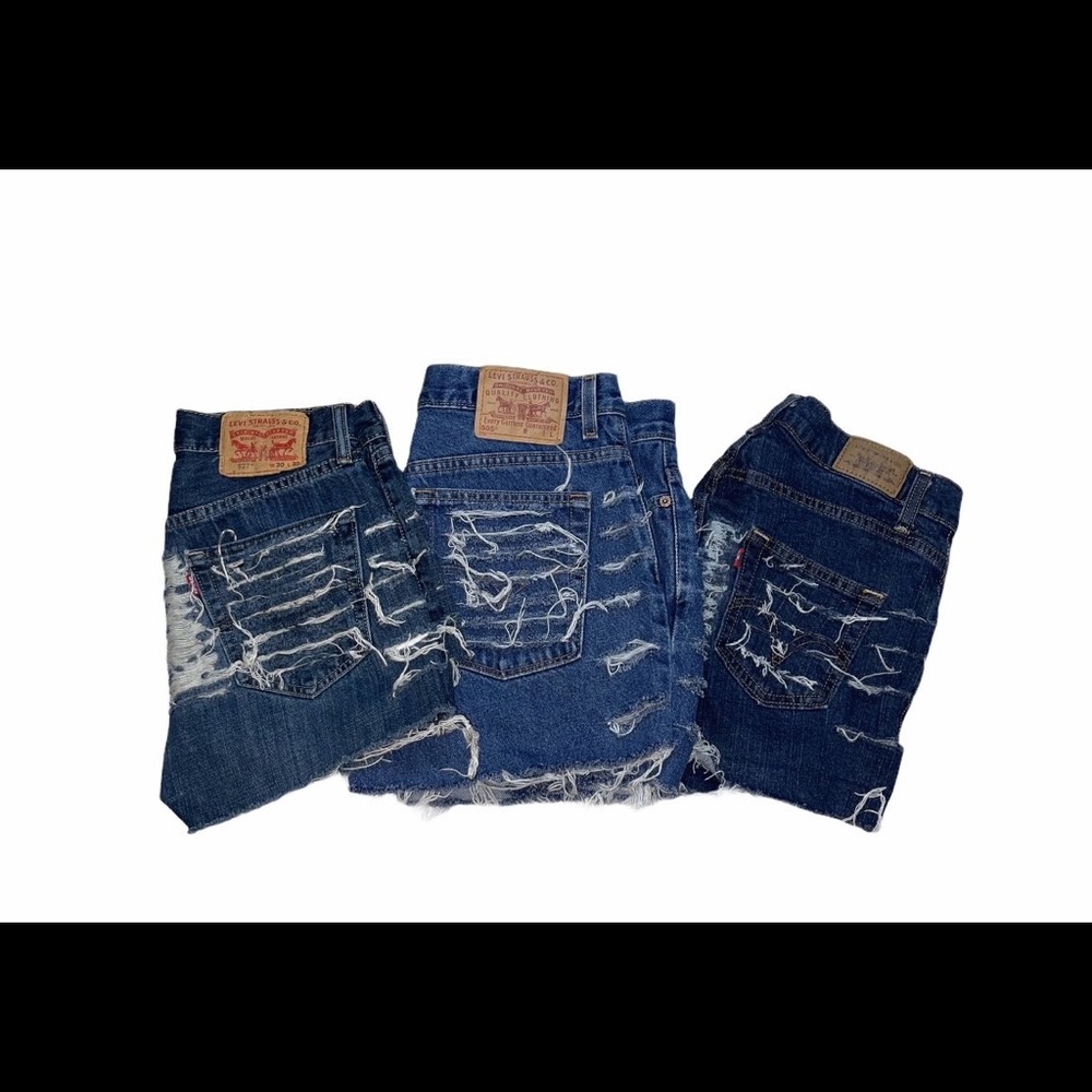 Medium Distressed Vintage Shorts